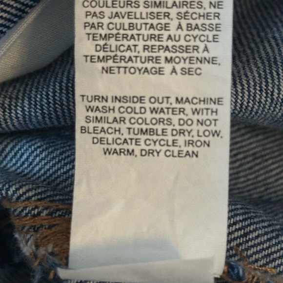 Paperbag Waist Jean Skirt - Picture 5 of 8